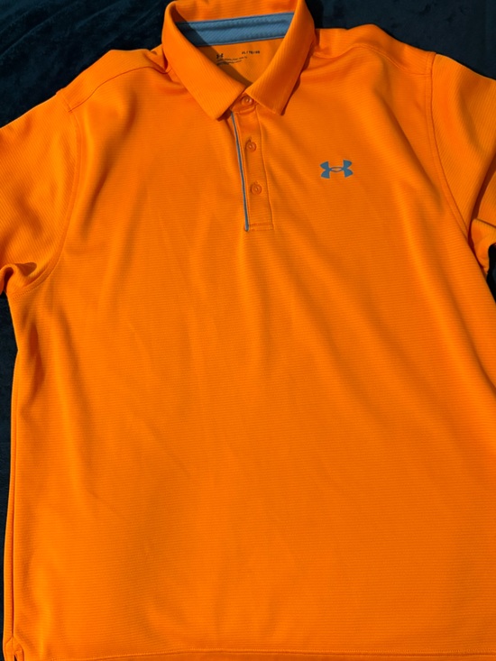 Under Armour Other - Under Armour Men’s Bright Orange Performance Polo